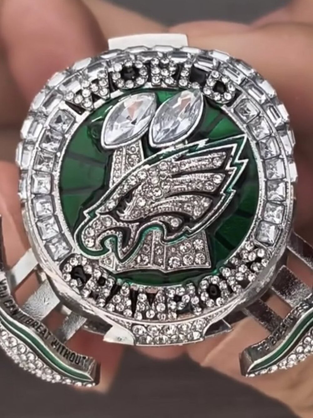Philadelphia Eagles Championship Ring "Hurts"... USA Premium Version